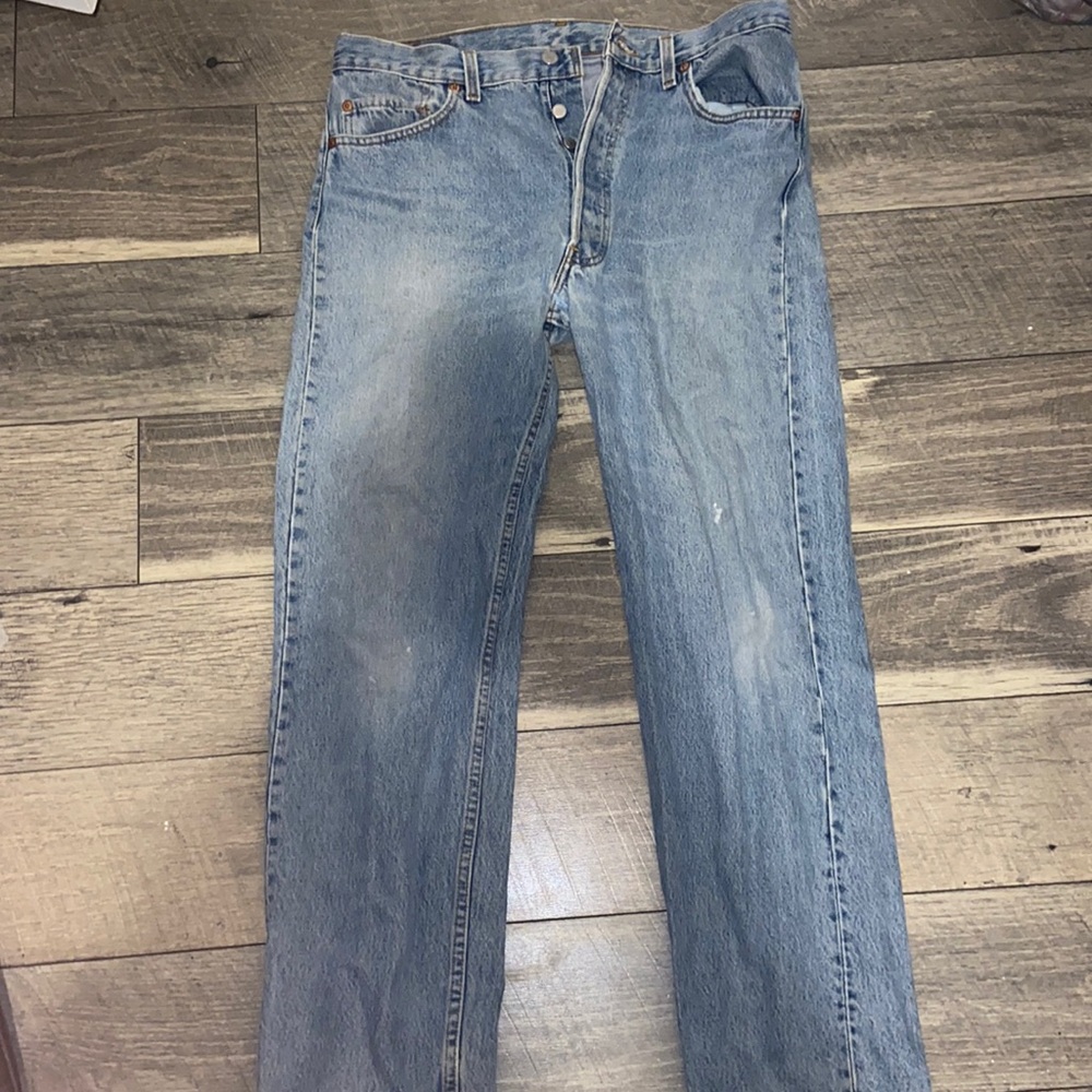 Levi light blue denim jeans
